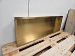 Inbouwnis Salo 30 x 90 x 7 cm geborsteld messing / goud, Ophalen of Verzenden, Nieuw, Overige typen