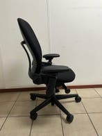 Refurbished Steelcase Leap Bureaustoel, Incl. Garantie, Verzenden, Zwart, Zo goed als nieuw, Bureaustoel