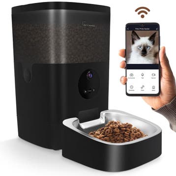 Voerautomaat PRO met full HD camera – enkele kom – zwart, Verzenden, Nieuw