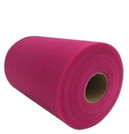 Lint Tule C16 Deep Rose 15 cm rol 22 meter, Ophalen of Verzenden, Nieuw