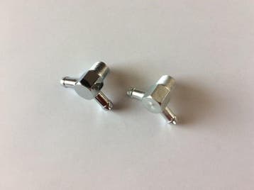 3/8 npt vacuum intake wartel met 2 slang aansluitingen, Auto diversen, Ophalen of Verzenden