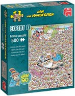 Jan van Haasteren Expert 8 - Hoera, Jan 90 jaar Puzzel (500, Hobby en Vrije tijd, Verzenden, Nieuw