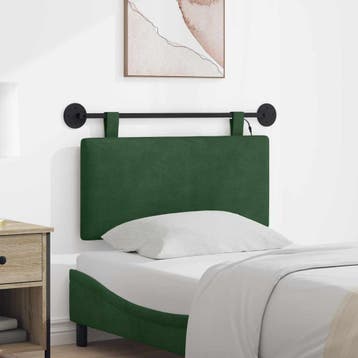 vidaXL Hangend hoofdbord Met LED-verlichting Jungle Groen, Verzenden, Nieuw, Groen
