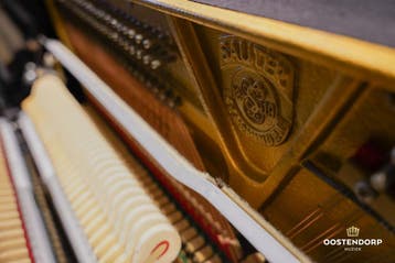 Sauter 112 PE Messing Piano, Muziek en Instrumenten, Piano's, Zo goed als nieuw, Zwart, Piano