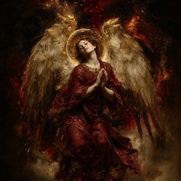 La Mama - Crimson Ascension - XL - Œuvre unique 1/1