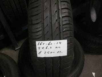 165 60 14 Continental, Nexen zomerbanden, 14 inch, Gebruikt, Ophalen of Verzenden, Band(en)