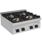 Unninox Fornuis | 700 SERIE | Gas | 4 Branders 3x 6.5kW 1x 9, Ophalen of Verzenden, Nieuw in verpakking
