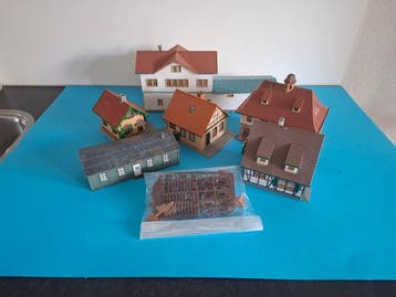 Faller H0 - 120/130 serie - Modeltreingebouwen (7) - nette, Nieuw