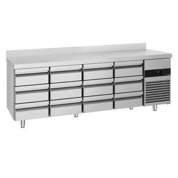 GGM Gastro | Koelwerkbank PREMIUM - 2330x700mm - 12 lades -, Verzenden, Nieuw in verpakking, RVS Meubilair