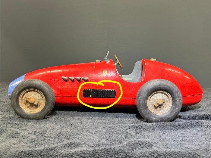 Marchesini - Blikken speelgoed - Prototipo Ferrari Toschi F2, Antiek en Kunst, Antiek | Speelgoed