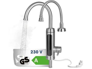 Veiling - Elektrische warm- en koudwaterkraan Easymaxx C-uit, Gebruikt