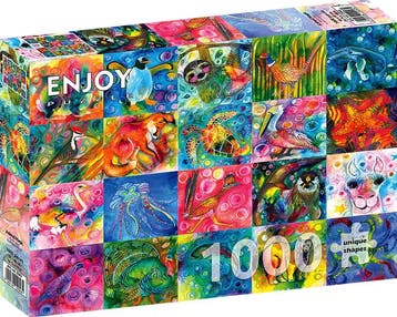 Animal Magic Puzzel (1000 stukjes) | Enjoy Puzzle - Puzzels, Verzenden, Nieuw