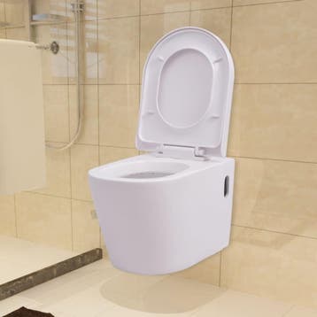 Toiletpot hangend - Wit glanzend | Laatste Stuk!, Ophalen of Verzenden, Nieuw, Toilet