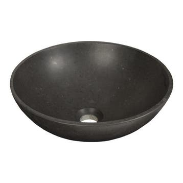 Brauer Molten Waskom - Rond - 42 cm - Natuursteen Basalt -, Ophalen of Verzenden, Nieuw