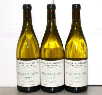 2018 Domaine Baillard (William Fèvre) Vaillons - Chablis, Verzamelen, Nieuw