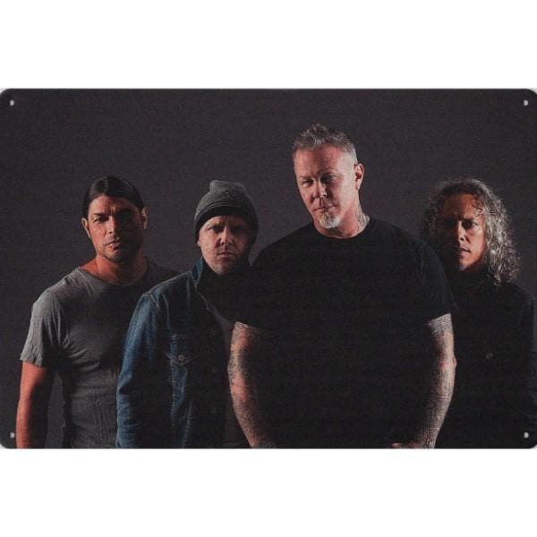 Wandbord -  Metallica The Band, Huis en Inrichting, Woonaccessoires | Wanddecoraties, Nieuw, Ophalen of Verzenden