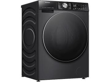 Hisense - Wasmachine Voorlader - 10.5 kg - Zwart, 10 kg of meer, Verzenden, Nieuw, 85 tot 90 cm