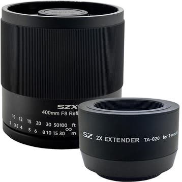 Tokina SZX Super Tele 400mm f/8.0 MF Sony E Extender Kit, Ophalen of Verzenden, Nieuw, Telelens