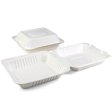 Sier Senza Suikerriet Bento Box 20,3x20,3x8cm 40st., Verzenden, Nieuw