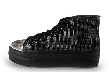 La Strada Hoge sneakers in maat 38 Zwart, Verzenden, Zwart, Gedragen, Sneakers of Gympen
