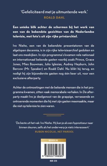 De afterparty 9789022598085 Ivo Niehe, Verzenden, Gelezen, Ivo Niehe