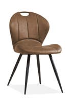 Eetkamerstoel Miracle - eetkamerstoelen - Cognac, Huis en Inrichting, Nieuw, Overige materialen