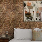 Houtstrips 3D Teakhout Madelo 50x18cm, Ophalen of Verzenden, Nieuw