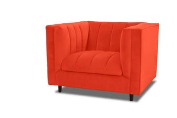 Fauteuil Joure - fauteuils - Oranje, Nieuw, Overige materialen
