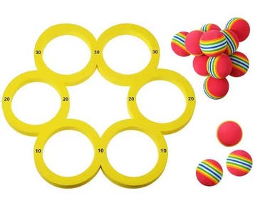 Drijvende Zwembad Gooispel: Ring &amp; 10 Ballen voor Jong, Verzenden, Nieuw