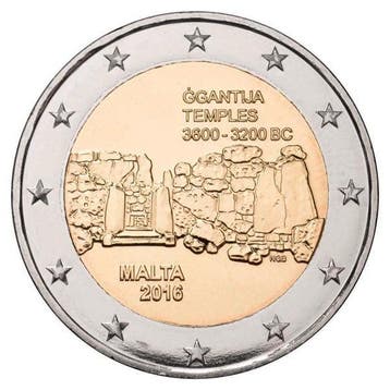 Malta 2 Euro Ggantija 2016 UNC, Verzenden