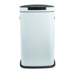Afvalemmer push - wit - 38 liter, Verzenden, Nieuw