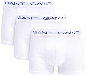 Gant Boxershorts Trunk 3-Pack Wit maat 3XL Heren, Kleding | Heren, Verzenden, Wit, GANT, Boxer