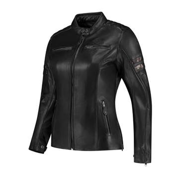 Rusty Stitches Joyce V2 Lady leather motorjacket - Zwart /, Ophalen of Verzenden, Nieuw met kaartje