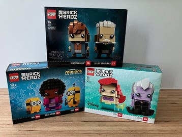 Lego Set - 41623, 40421, 41631 - BrickHeadz - Ariel &, Nieuw