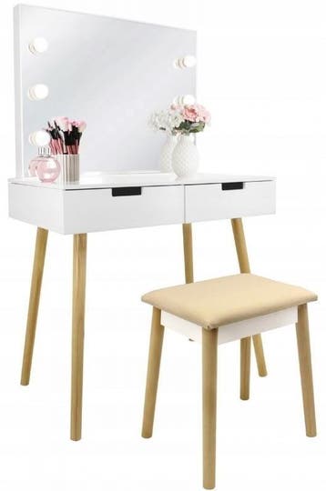 Make-up tafel Scandinavisch | Tweedekansje | OP=OP, Huis en Inrichting, Tafels | Kaptafels, 100 tot 150 cm, Scandinavisch, Zo goed als nieuw