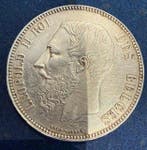 België. Leopold II. 5 Francs 1868 (Zonder minimumprijs)