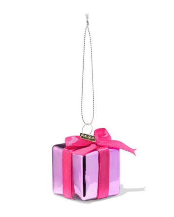 HEMA Kersthanger 4cm glas cadeautje laag geprijsd, Verzenden, Nieuw