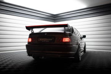 Maxton Carbon Spoiler met beugels en LED BMW 3 Coupé E46, Verzenden