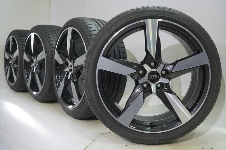 Audi TT 8S S-line 19 inch velgen Bridgestone Zomerbanden Ori, Auto-onderdelen, Banden en Velgen, Velg(en), Gebruikt, 19 inch, Zomerbanden