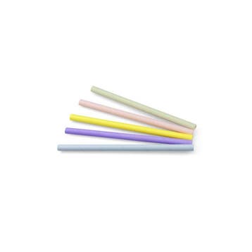 Sier Papieren Rietjes Pastel 15cm 200st., Verzenden, Nieuw