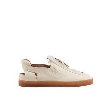 GIORGIO ARMANI - 7 UK - 41 IT - Runway Sandal Zip Shoes With, Nieuw