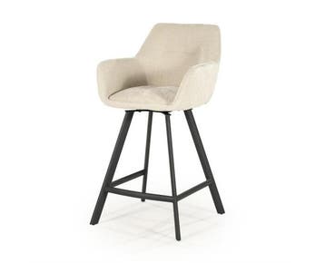 BarKruk Bliss with armrest - beige | BY-BOO, Ophalen of Verzenden, Nieuw