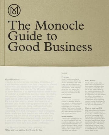 The Monocle guide to good business 9783899555370, Boeken, Verzenden, Zo goed als nieuw