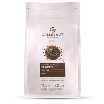 Callebaut Chocoladevlokken Puur Klein 1kg, Hobby en Vrije tijd, Taarten en Cupcakes maken, Verzenden, Nieuw