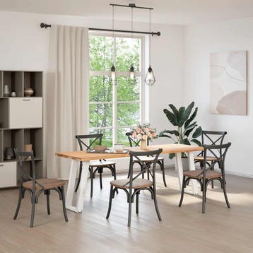 vidaXL Console tafelpoten 2 st U-vormig 38x(72-73) cm staal, Verzenden, Nieuw