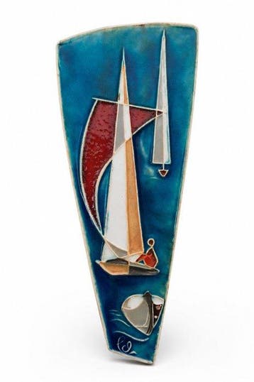 Helmut Friedrich Schäffenacker - sculptuur, Sailing Boats -