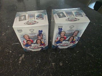 Topps - 2 Box - Topps Chrome Womens Champions league 2, Nieuw