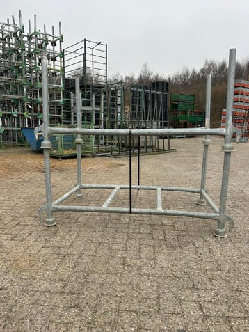 Bouwrack, stapelpallet, Stapelbaar, Bouwracks, Ophalen, Gebruikt, 100 cm of meer, 60 cm of meer