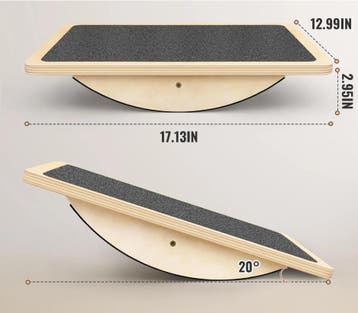 Houten Balansbord – Antislip Evenwichtsbord Core Training, Verzenden, Nieuw