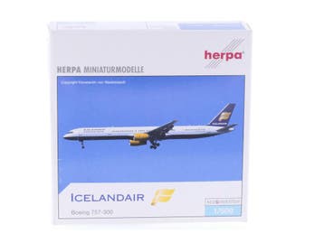 Schaal 1:500 Herpa 510288 Icelandair Boeing 757-300 Reg...., Ophalen of Verzenden, Gebruikt